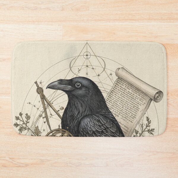 Item preview, Gothic Raven Among Branches | Dark Art Inspired by Nature designed and sold by HeyHas.