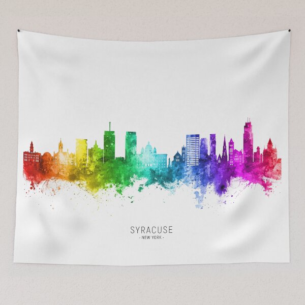 Item preview, Syracuse New York Skyline designed and sold by ArtPrints.