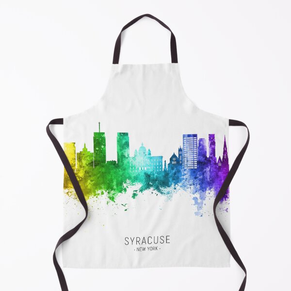 Aperçu de l'œuvre Syracuse, New York Skyline créée et vendue par ArtPrints.
