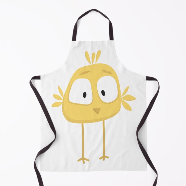 Item preview, Cute Yellow Bird Character with Big Eyes and Wings designed and sold by YourHue.
