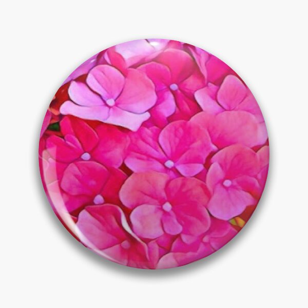 Item preview, Pink Hydrangea Flower Blossom Transparent Sticker Graphic designed and sold by BalkanBloom.
