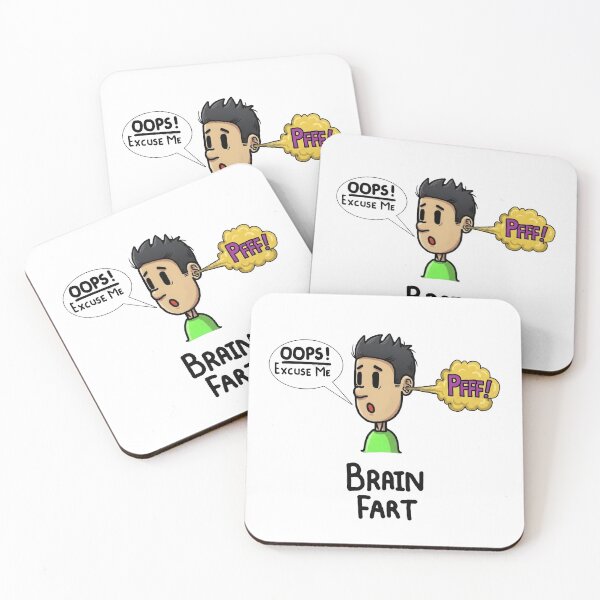 Item preview, Brain Fart Cartoon Design designed and sold by Murvel-Ink.