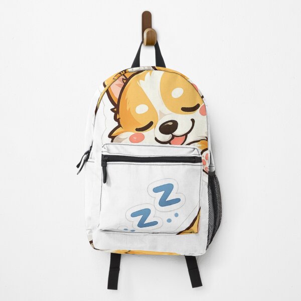 Item preview, Sleeping Corgi Sticker | Cute Kawaii Pembroke Welsh Corgi Puppy Sleeping Dog designed and sold by Skedart.