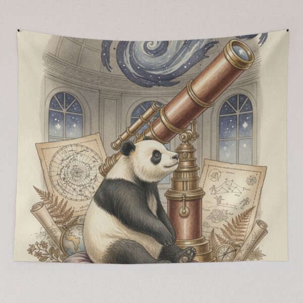 Item preview, Panda among Bamboo | Zen Style Natural Illustration designed and sold by HeyHas.