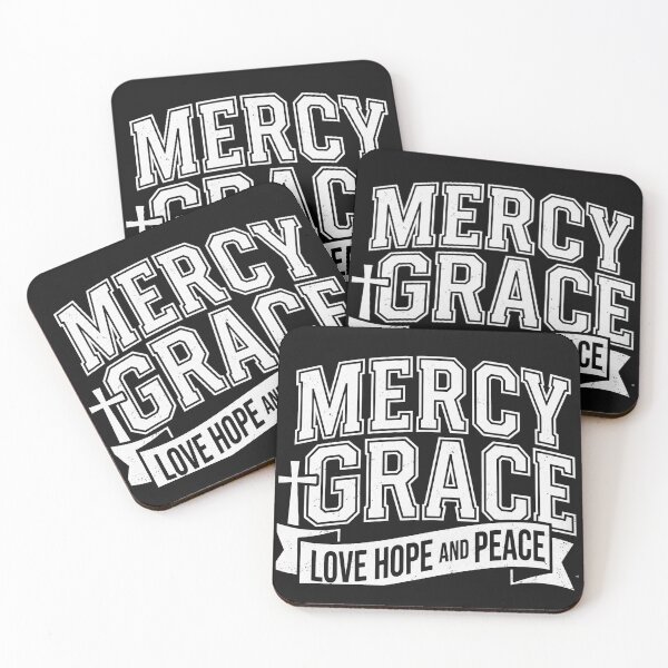 Item preview, MERCY GRACE | Love, Hope & Peace Christian T-Shirt designed and sold by KINGDOM GOLD STUDIO.