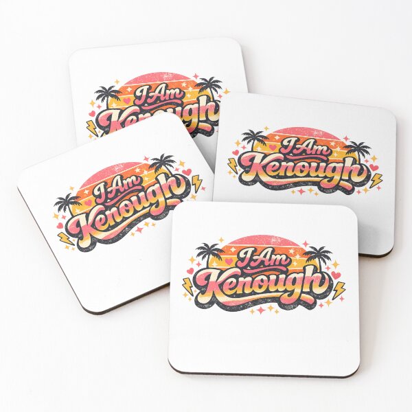 Item preview, I Am Kenough Inspirational Retro Aesthetic Design | Vintage Typography Gift designed and sold by Mukesh Saxena.