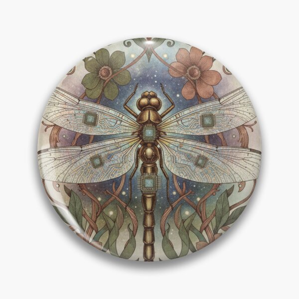 Item preview, Vintage Dragonfly | Botanical and Nature Illustration designed and sold by HeyHas.