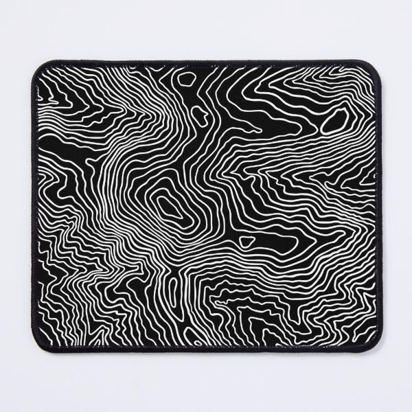 Item preview, Black & White Mount Rodgers Topography designed and sold by Mountain Bound Designs.