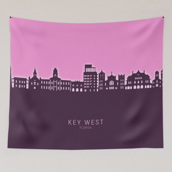 Item preview, Key West Florida Skyline designed and sold by ArtPrints.