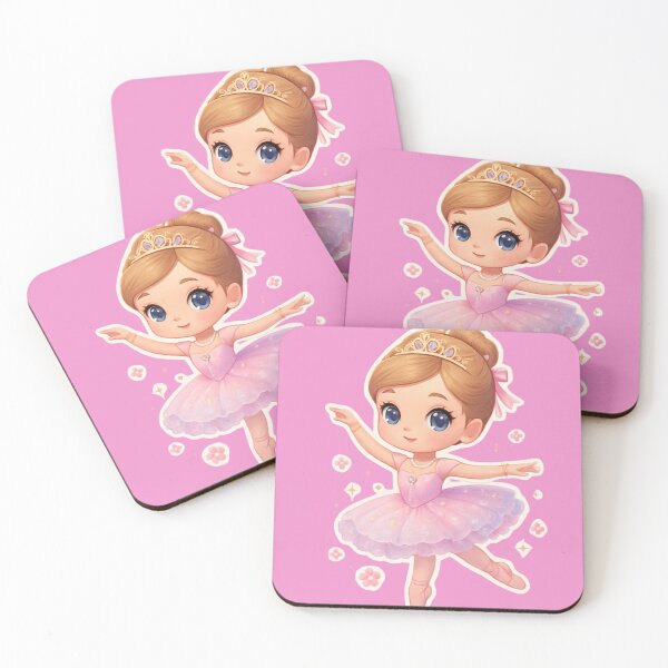 Item preview, Cute Chibi Ballerina Princess Sparkle Sticker designed and sold by JasmineAnjani_art26.