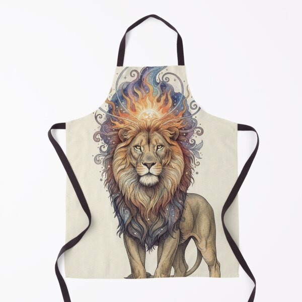 Item preview, Royal Lion with Floral Mane | Elegant Wild Art designed and sold by HeyHas.