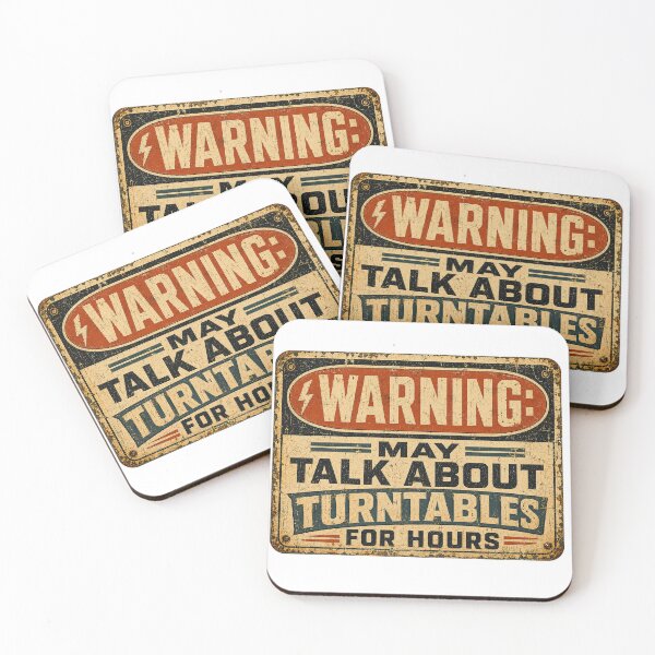 Item preview, Warning: May Talk About Turntables For Hours designed and sold by JustResultsCo.