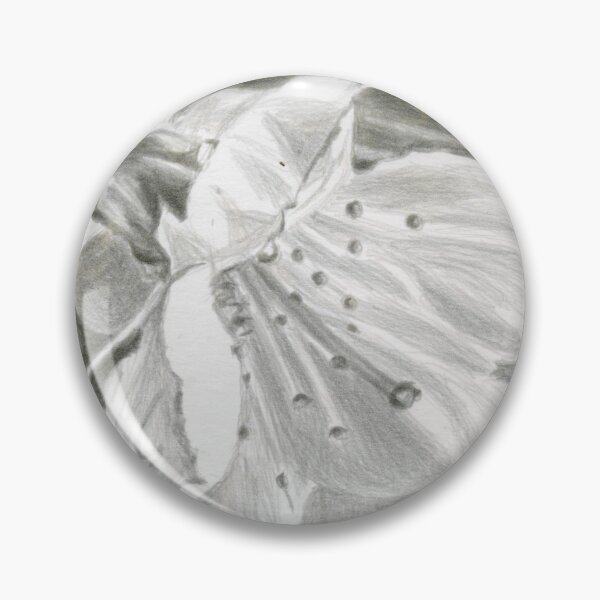 Item preview, Silverpoint Drawing of Wild Cherry Blossoms From Our Garden designed and sold by LymphomaLass.