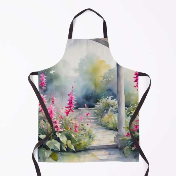 Item preview, Fuchsia 'Dark Eyes' in Wabi-Sabi Watercolor designed and sold by Helios Be. Lavsh.