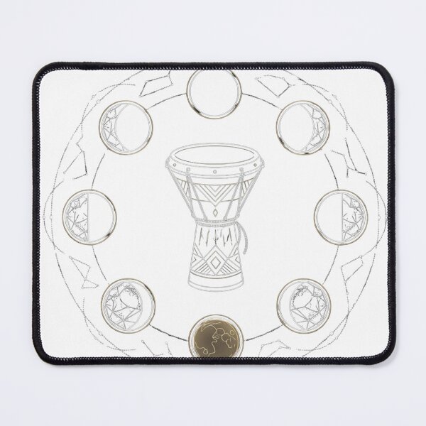 Item preview, osmic Djembe | Lunar Rhythm Drum designed and sold by NatureHarmony16.