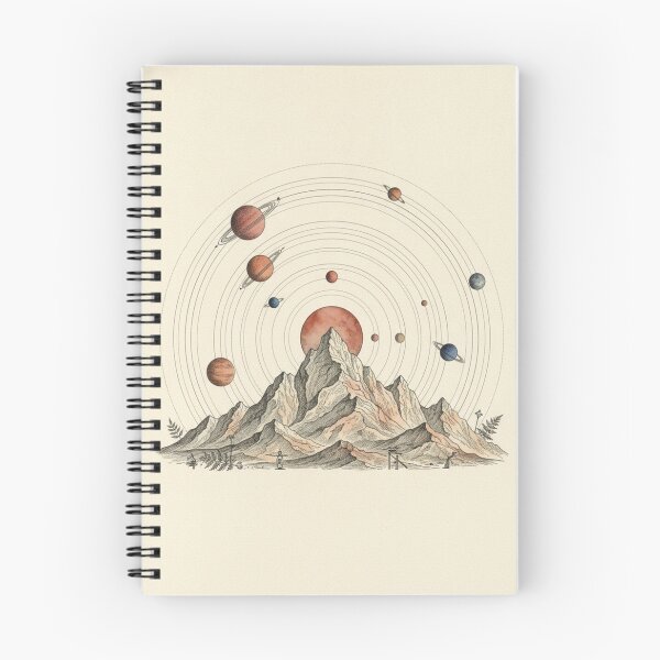 Item preview, Illustrated Solar System | Retro Astronomy and Science designed and sold by HeyHas.