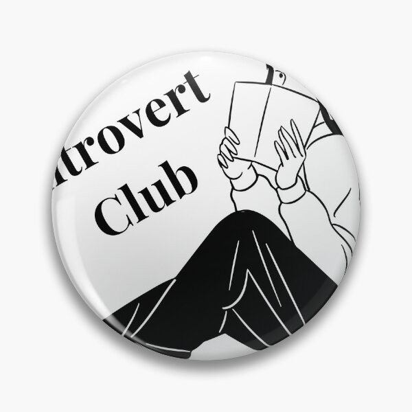Item preview, Introvert Club Book Lover designed and sold by Bloomelle Studio.