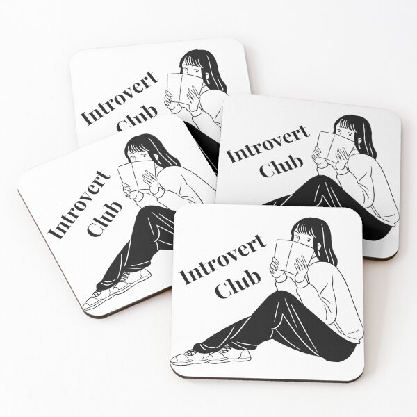 Item preview, Introvert Club Book Lover designed and sold by Bloomelle Studio.