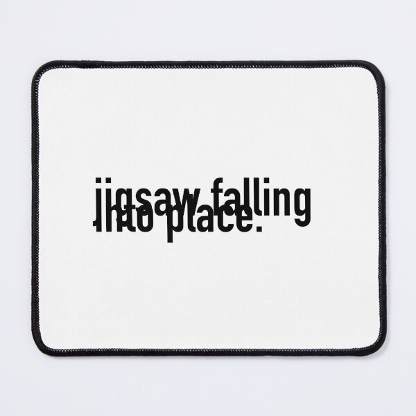 Item preview, Jigsaw Falling Into Place Radiohead Typography designed and sold by shufflik.
