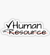 Not Resources Sticker
