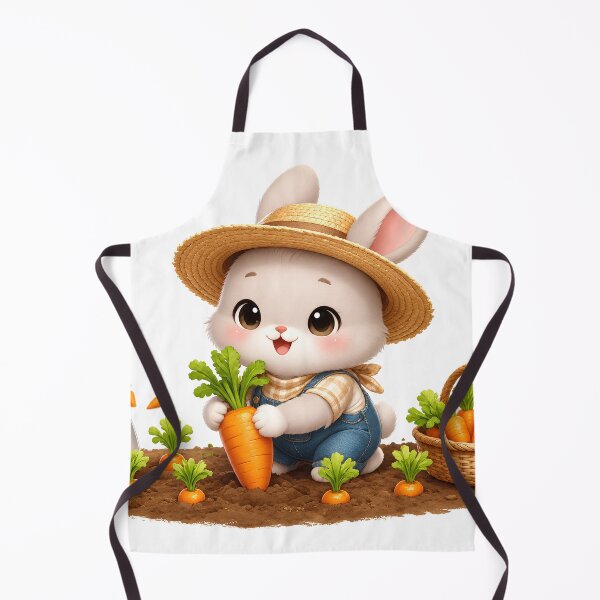 Item preview, Cut Bunny Working in Carrot Farm designed and sold by Pim-Crystal.