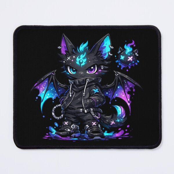 Item preview, Neon Shadow Bat Cat Mascot designed and sold by Aisof.