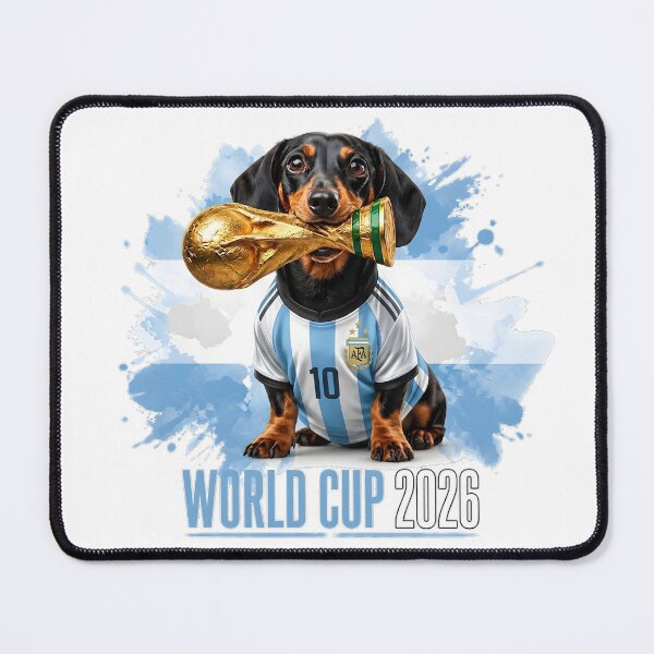 Item preview, Dachshund Argentina World Cup 2026 designed and sold by Jack n' Sally's.