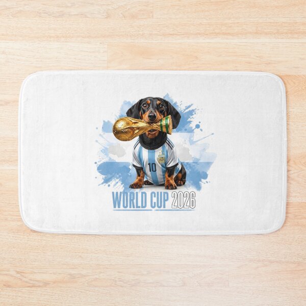 Item preview, Dachshund Argentina World Cup 2026 designed and sold by Jack n' Sally's.