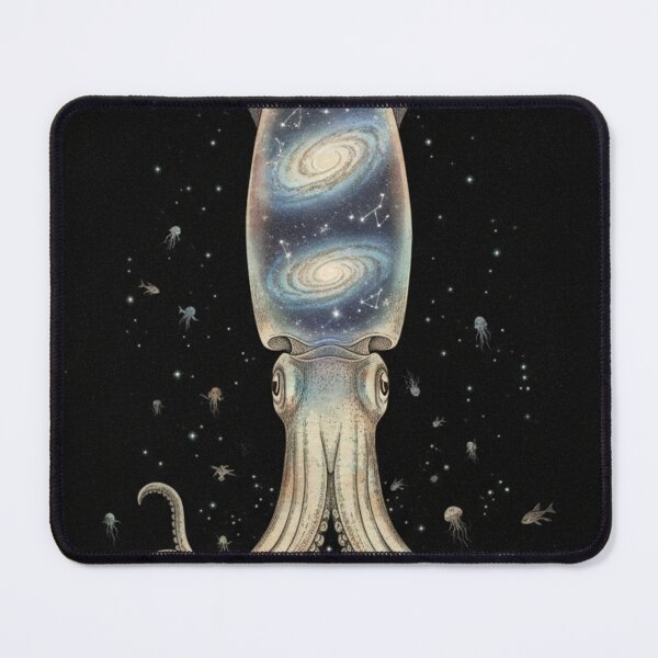 Item preview, Deep Ocean Squid | Vintage Marine Illustration designed and sold by HeyHas.