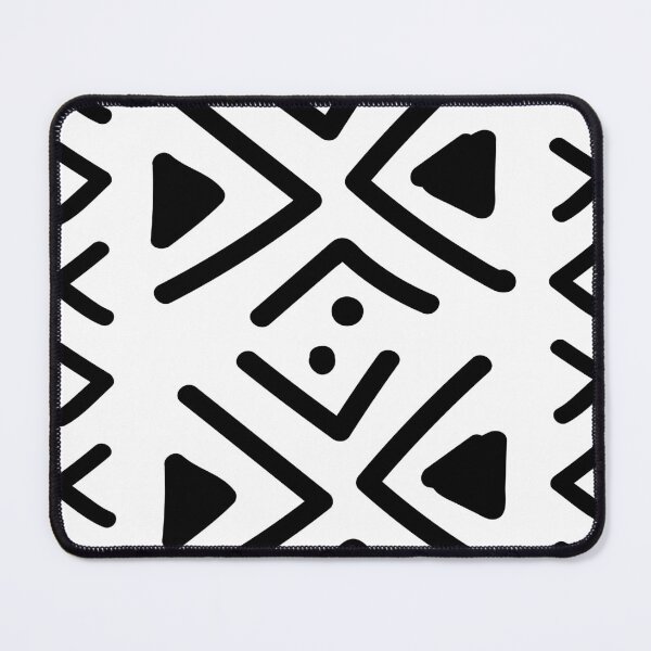 Item preview, Elegant African Bogolan - White designed and sold by Wolagno.