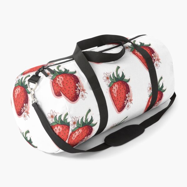 Item preview, Cute Strawberry Sticker | Kawaii Strawberry Floral Fruit Illustration designed and sold by dreamz-world.