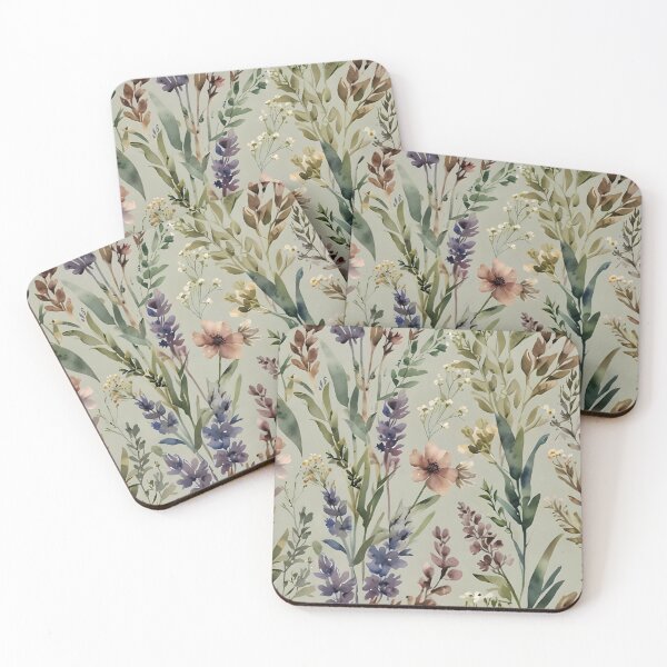 Item preview, Pastel Watercolor Meadow Floral designed and sold by Glitchart66.