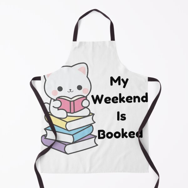 Item preview, My Weekend Is Booked Cute Cat designed and sold by Bloomelle Studio.