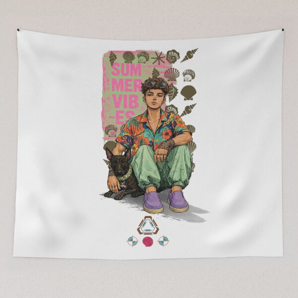Item preview, SUMMER VIBES designed and sold by m-yoga-store.
