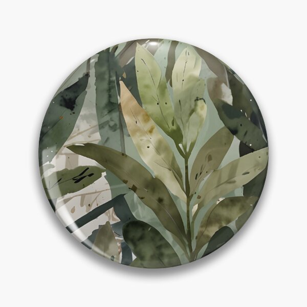 Item preview, Modern Watercolor Botanical Leaves designed and sold by Glitchart66.