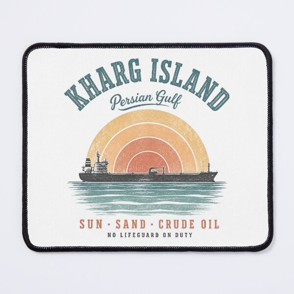 Item preview, Kharg Island Persian Gulf Beach Souvenir designed and sold by WholeLifePress.
