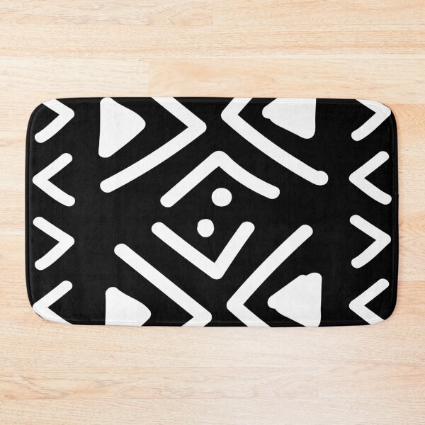 Item preview, Elegant African Bogolan - black designed and sold by Wolagno.