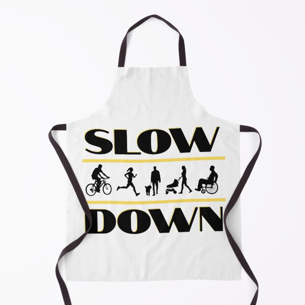 Item preview, Slow Down - Neighborhood Pedestrian Safety Sign designed and sold by SunandShade.