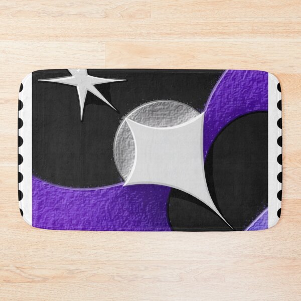 Item preview, violet night diffused stamp colorful geometric abstract design designed and sold by SmashingDeals.