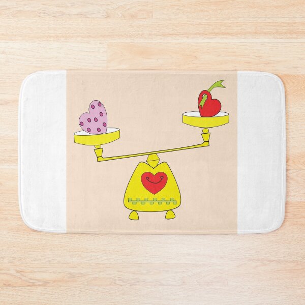 Item preview, Cute Cartoon Balance Scale with Heart designed and sold by ChaReePat.