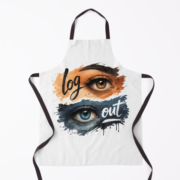 Item preview, Log Out – Eye Graphic Sticker designed and sold by Genzfirevibes.