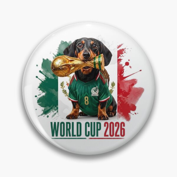 Item preview, Dachshund Mexico World Cup 2026 designed and sold by Jack n' Sally's.