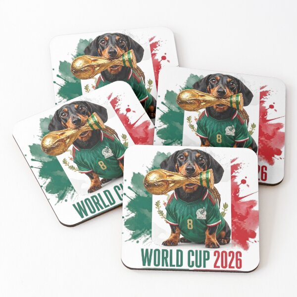 Item preview, Dachshund Mexico World Cup 2026 designed and sold by Jack n' Sally's.