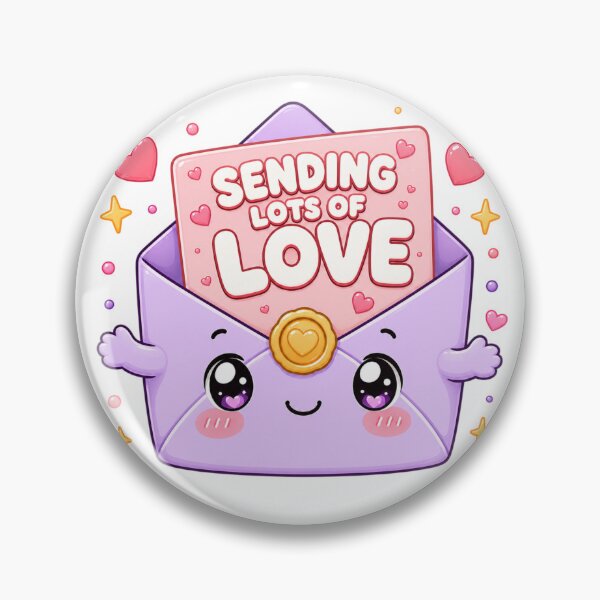Item preview, Sending Lots Of Love Kawaii Envelope | Cute Valentine Love Letter Art designed and sold by Dulxoz.