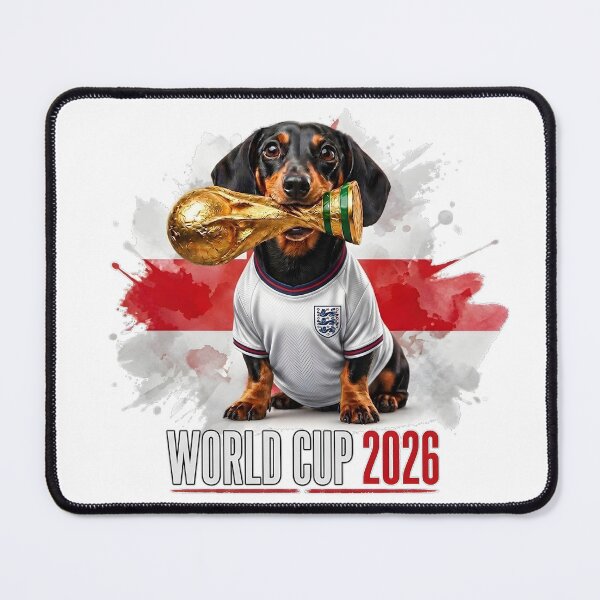 Item preview, Dachshund England World Cup 2026 designed and sold by Jack n' Sally's.