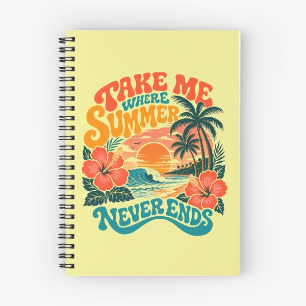 Item preview, Take Me Where Summer Never Ends Retro Beach designed and sold by EchoPrint Co..