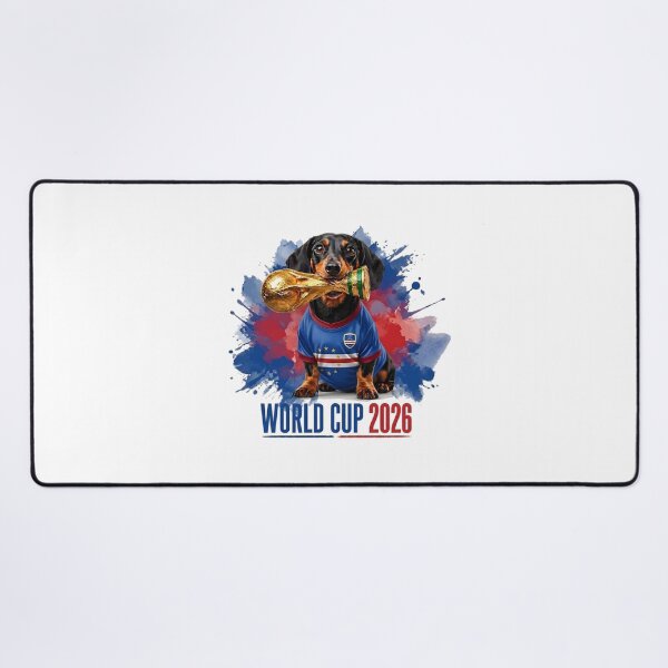 Item preview, Dachshund Cape Verde World Cup 2026 designed and sold by Jack n' Sally's.