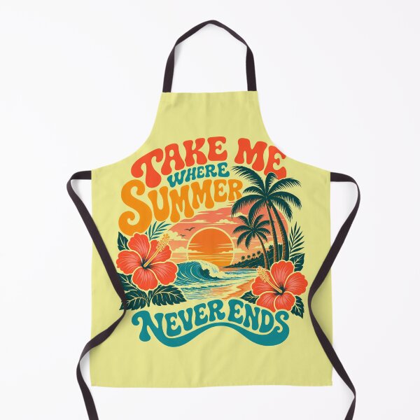 Item preview, Take Me Where Summer Never Ends Retro Beach designed and sold by EchoPrint Co..
