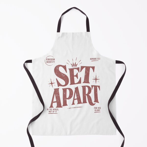 Item preview, Set Apart | Christian design from Romans 12:2 designed and sold by Crown&Cross.