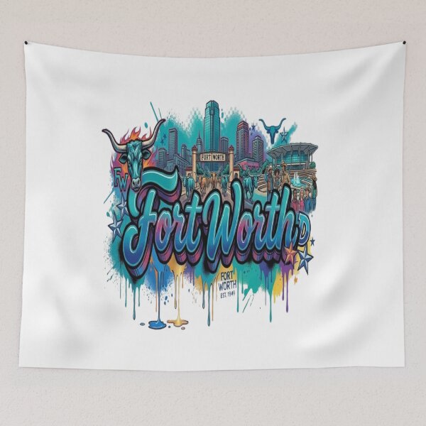 Item preview, Fort Worth Graffiti Street Art designed and sold by GraffiCity.